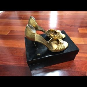 Giuseppe gold shoes